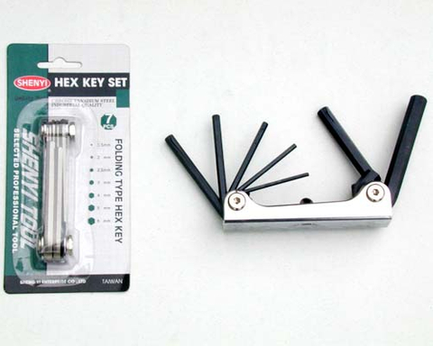 SY13-1~13 Folding Type Hex Key Set